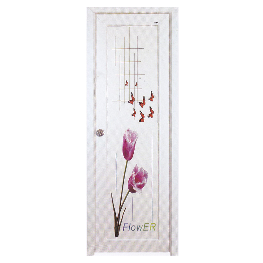 Full Glass PVC Toilet Door in China | Door Supplier - Chenggu