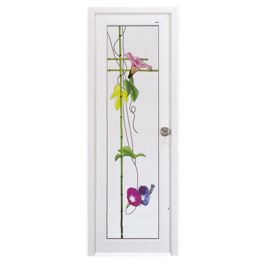 Full Glass PVC Toilet Door in China | Door Supplier - Chenggu