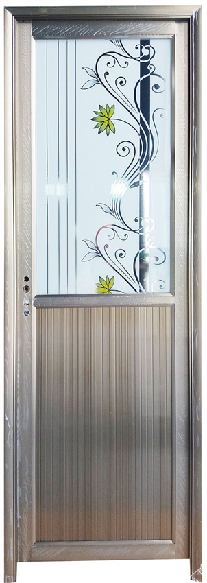 custom aluminium door for toilet and bathroom manufacturing in China - Chenggu