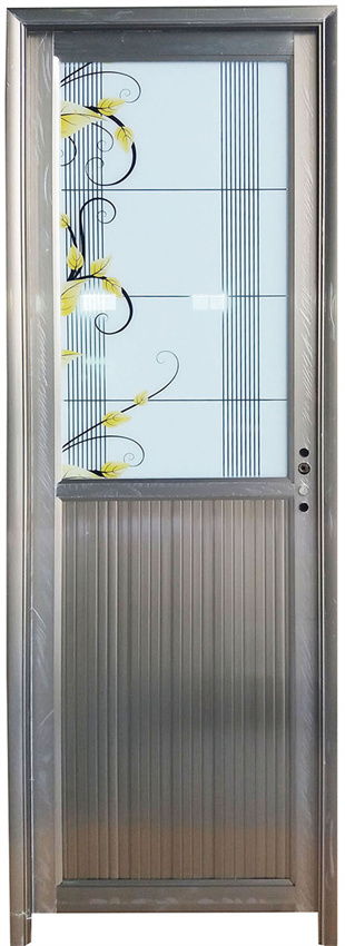 custom aluminium door for toilet and bathroom manufacturing in China - Chenggu