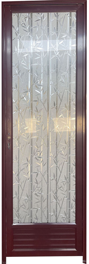 Aluminum interior doors